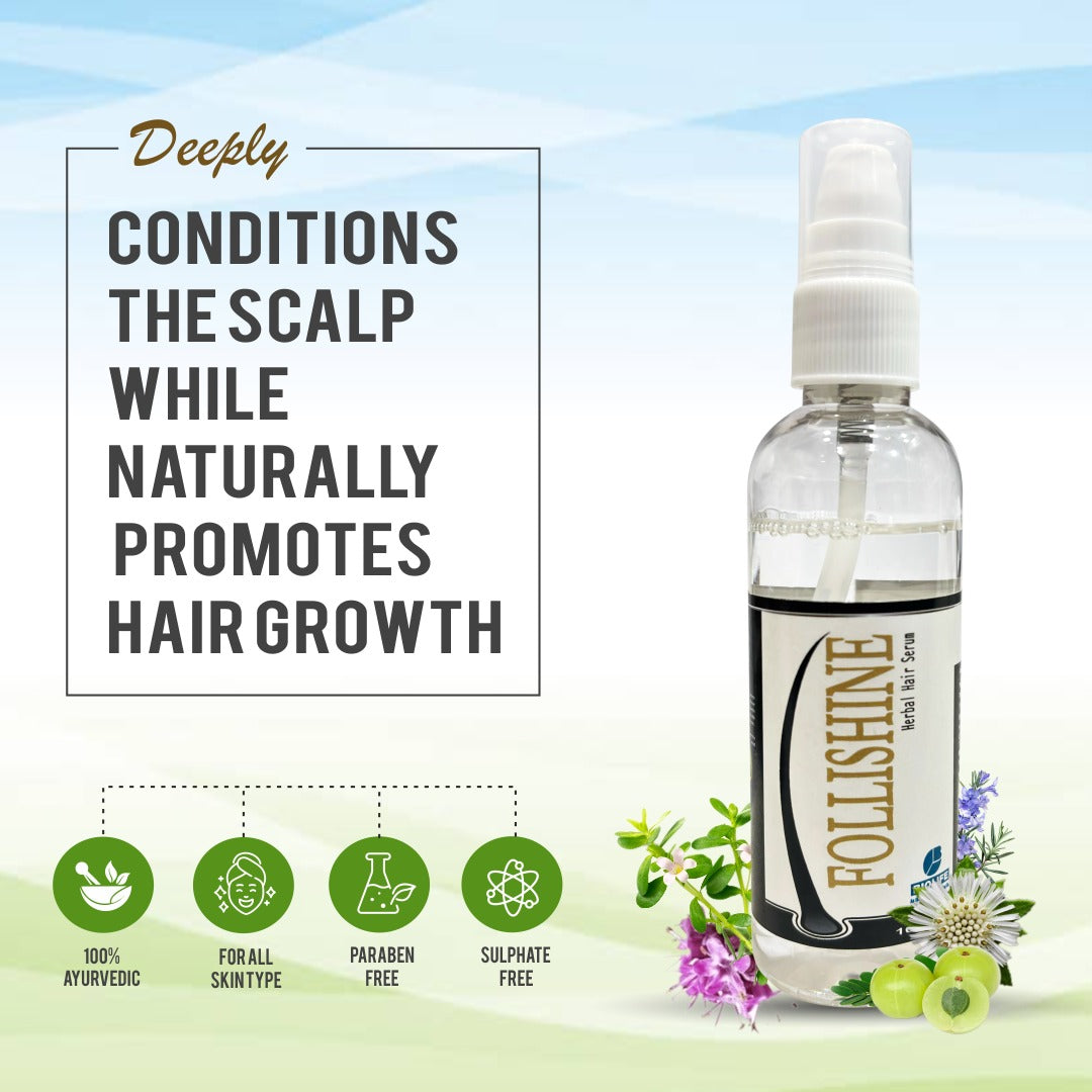 FOLLISHINE HAIR SERUM & SHAMPOO (COMBO PACK)