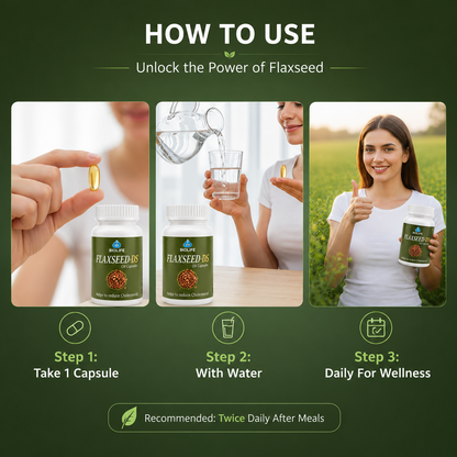 FLAXSEED OIL DS CAPS | Support healthy cholesterol levels (1x50)