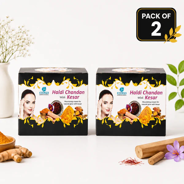 HALDI CHANDAN CREAM | Naturally glowing and fairer complexion 50GM