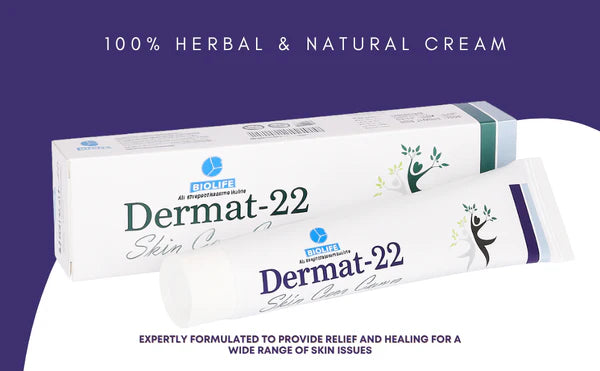 DERMAT-22 cream | Treats Wide Range of Chronic Skin Conditions 25 gm (Pack of 5)