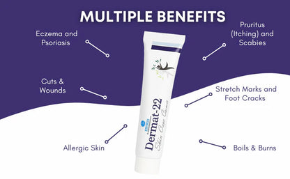 DERMAT-22 cream | Treats Wide Range of Chronic Skin Conditions 25 gm (Pack of 5)